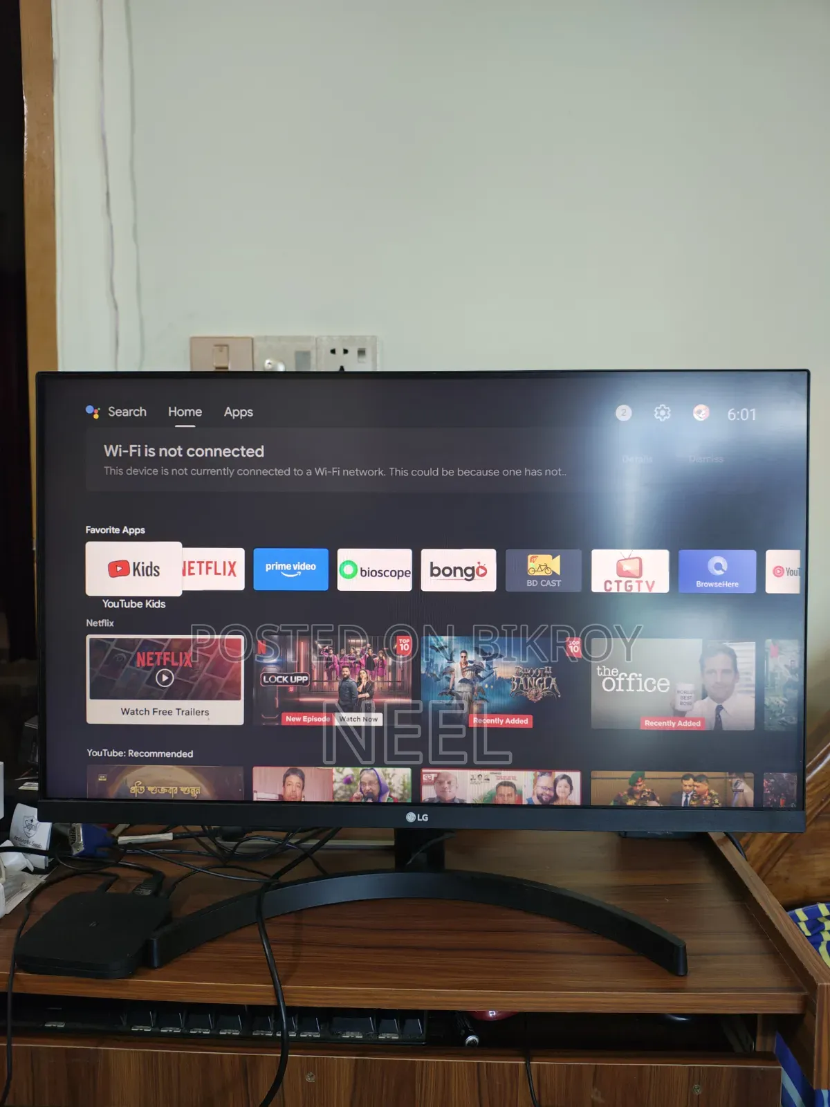 LG 27mk600m-B 27 Inch Class Full Hd Ips Led Dual Hdmi Vga Monitor
