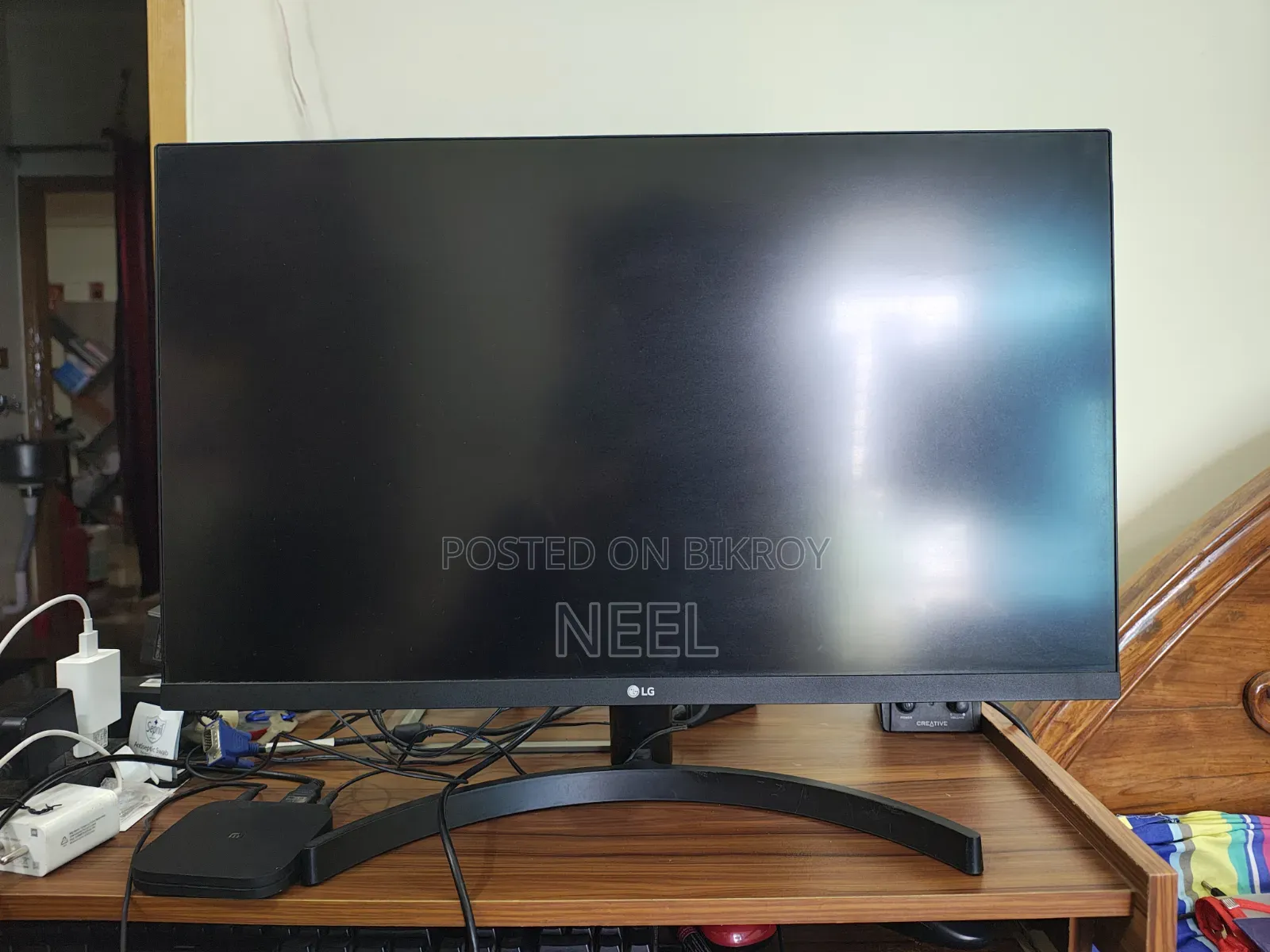 LG 27mk600m-B 27 Inch Class Full Hd Ips Led Dual Hdmi Vga Monitor