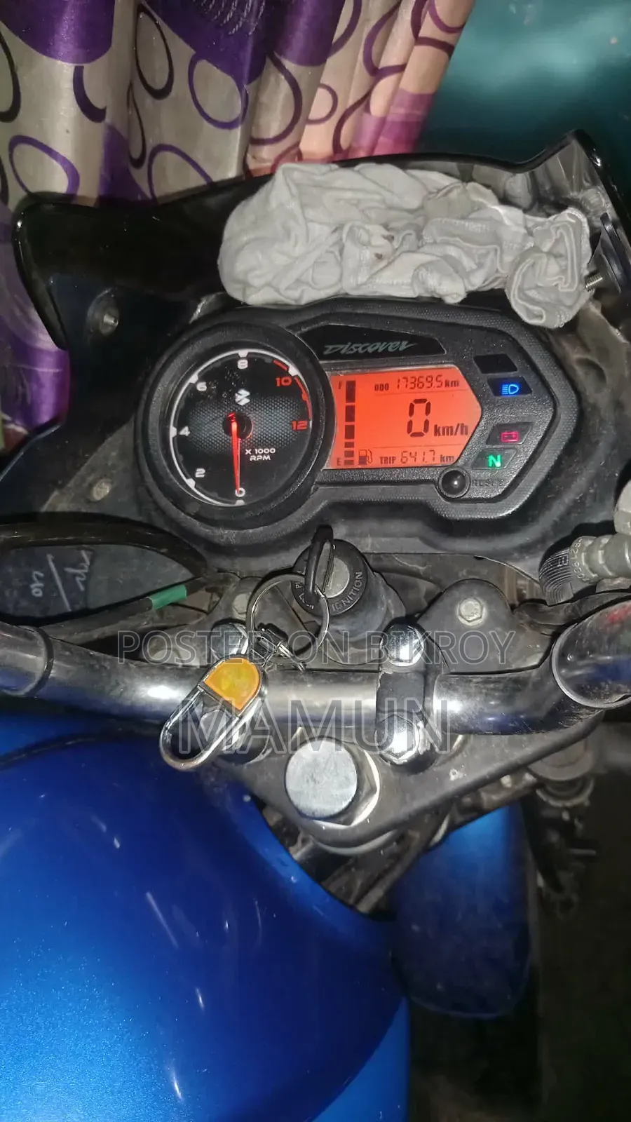 Bajaj Discover 125 2018 Blue