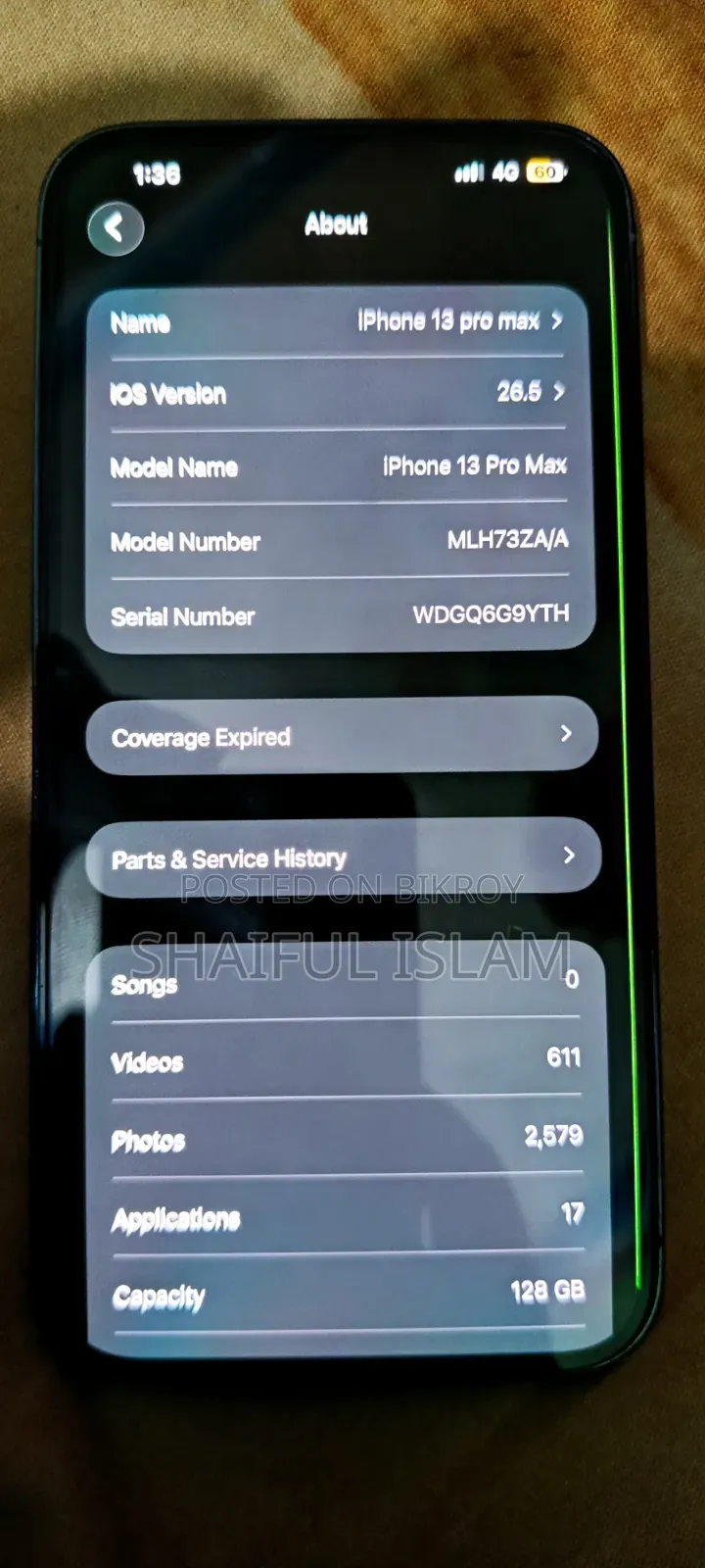 Apple iPhone 13 Pro Max 128 GB Silver