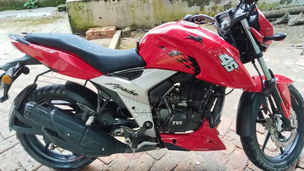 TVS Apache 160 4V 2020 Red