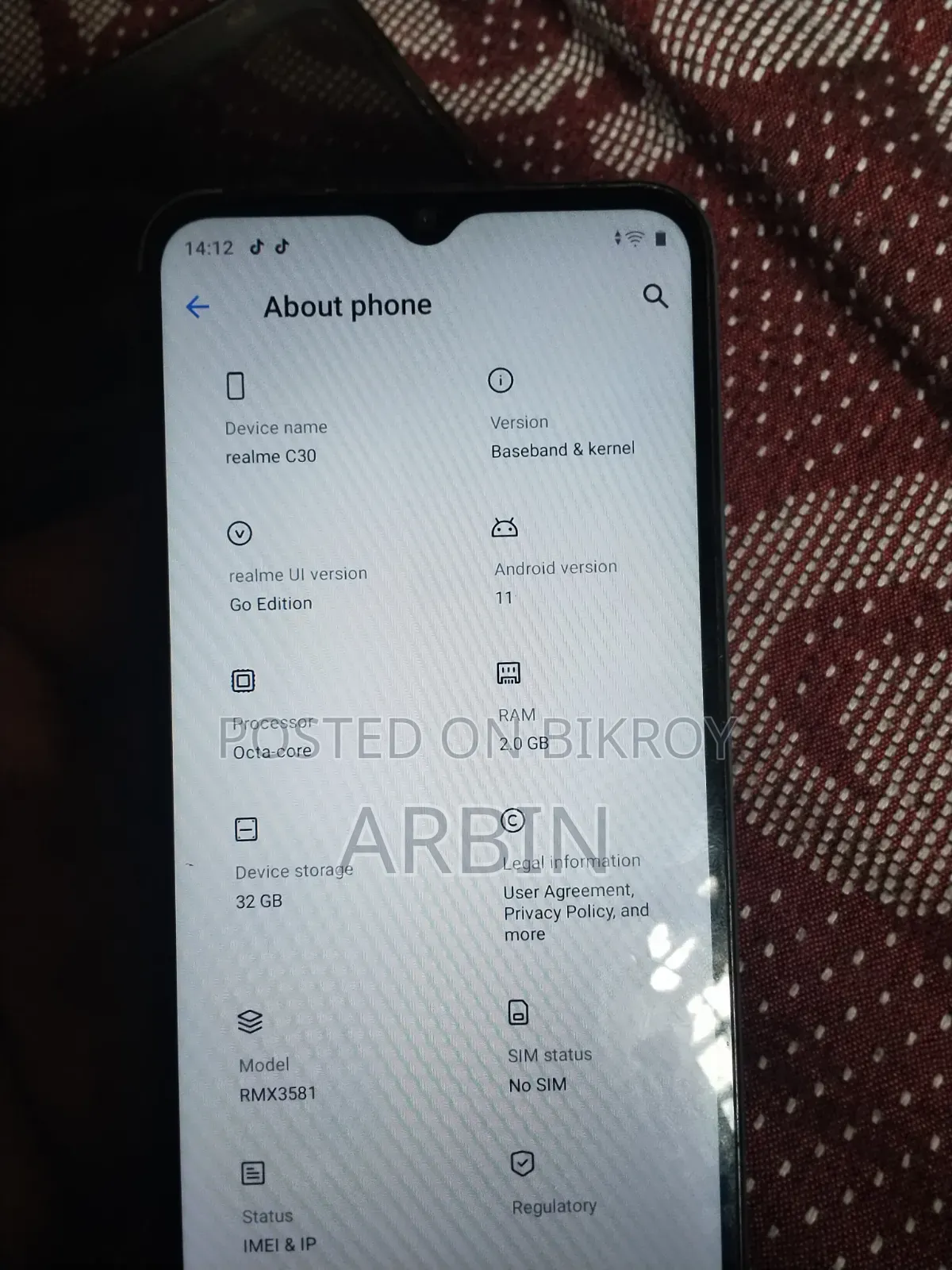 Realme C30 32 GB Blue