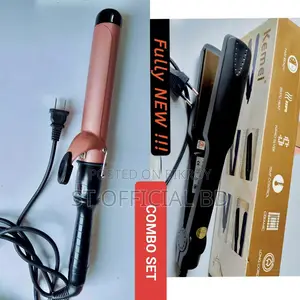 New Hair Straightener Curler COMBO 