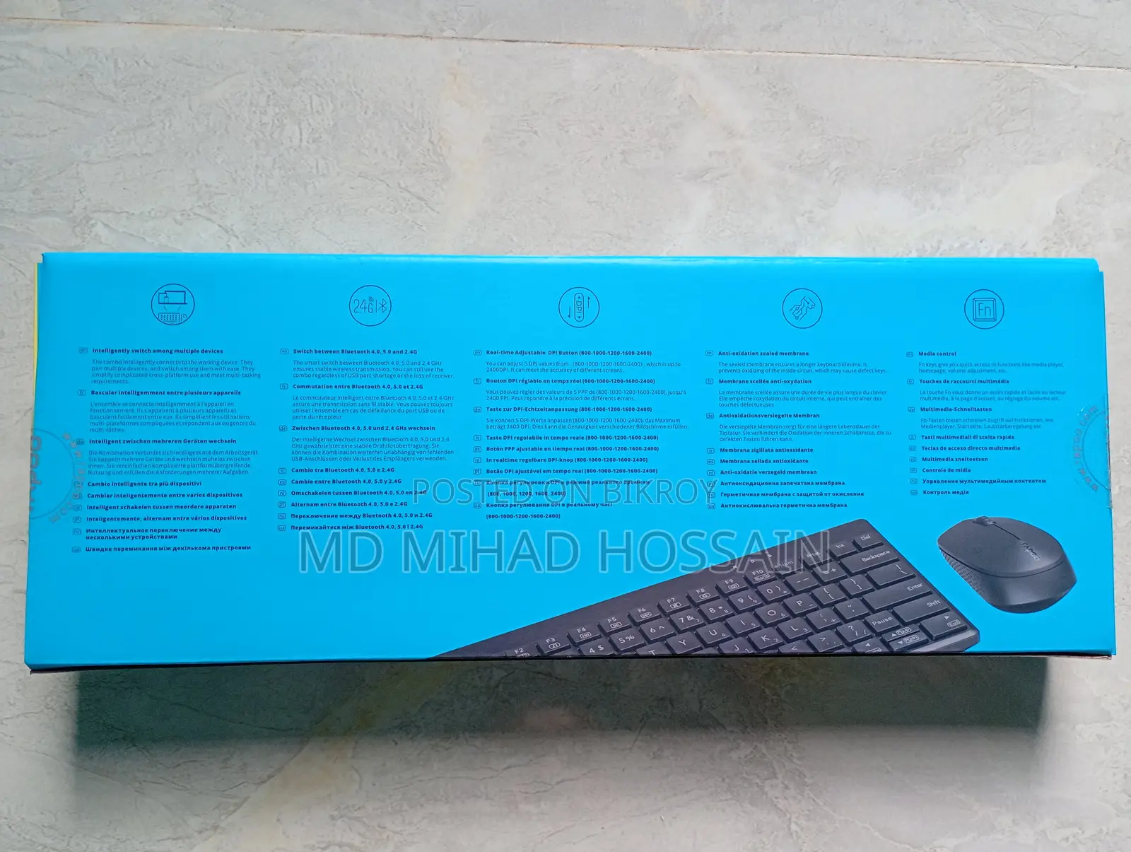New Rapoo Keyboard Mouse Combo (Urgent Sell)