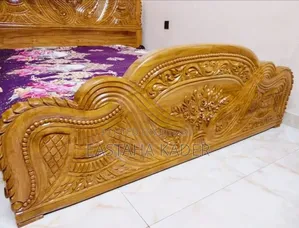 Teak Wood 6/7 Feet Bed