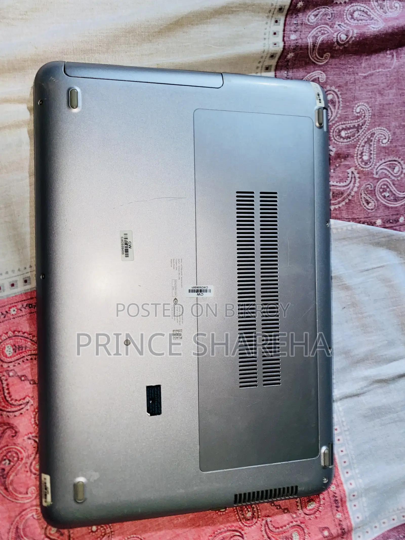 Laptop HP ProBook 450 G4 8GB Intel Core i5 SSD 128GB