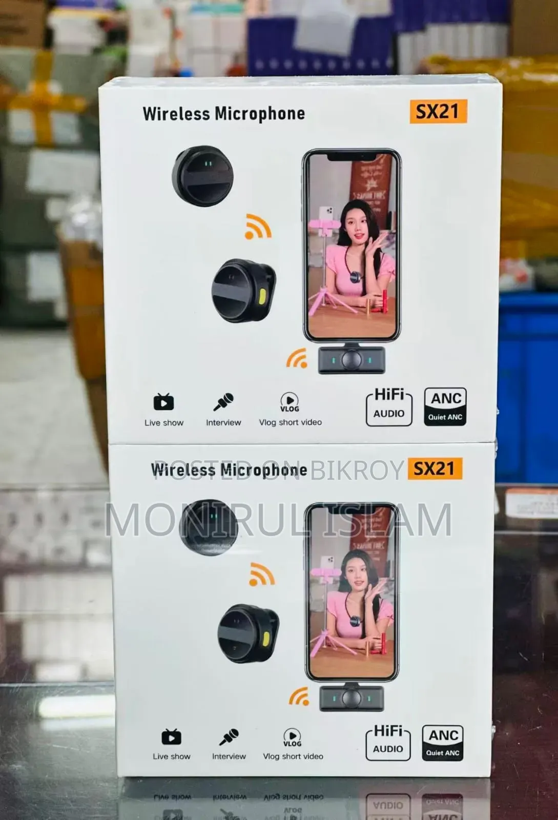 Sx21 ওয়্যারলেস মাইক্রোফোন