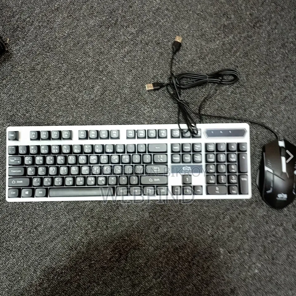 Keyboard Mouse Combo Pack RGB Light