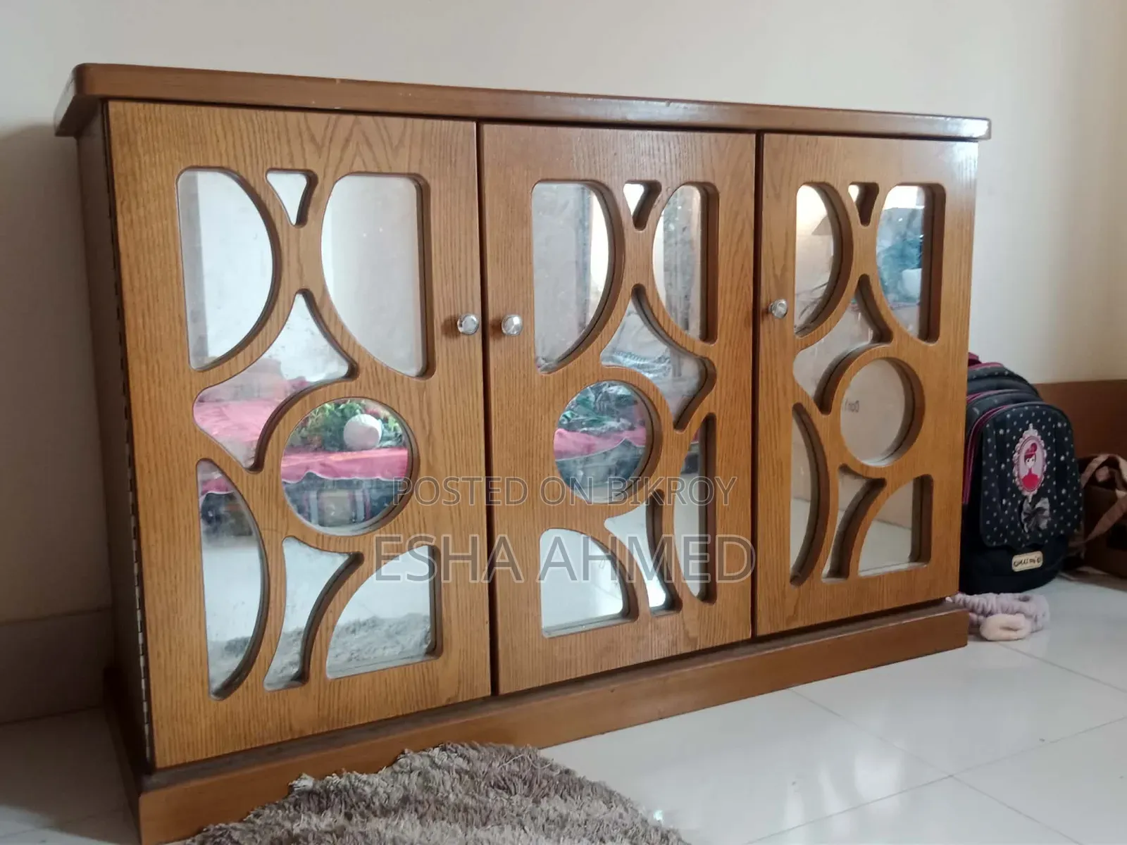 A small cabinet will be sold.