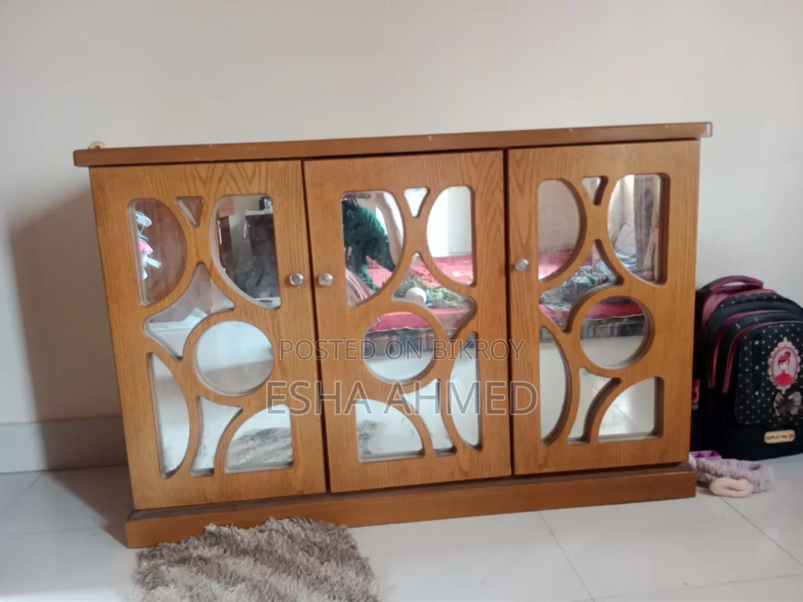 A small cabinet will be sold.