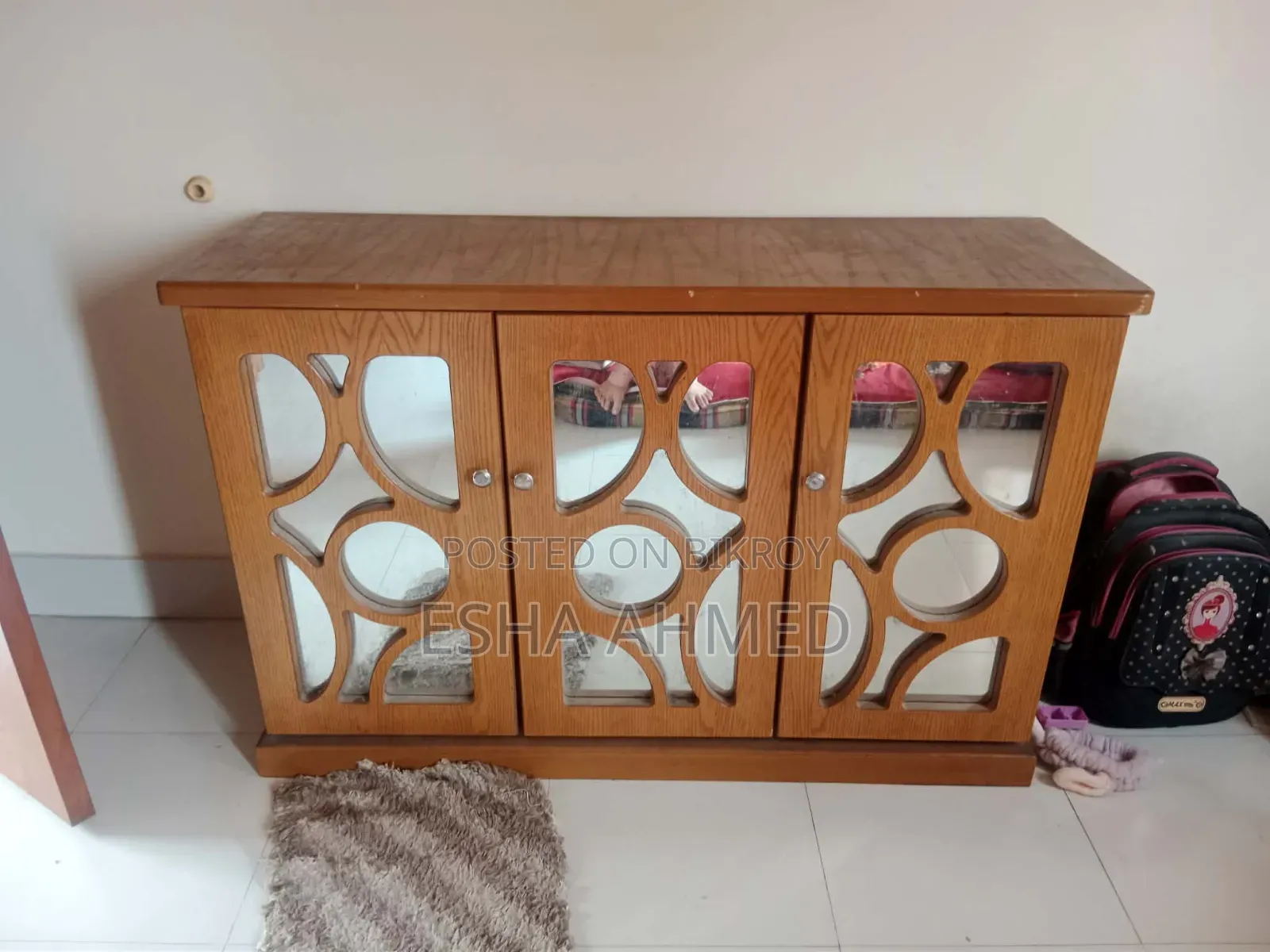 A small cabinet will be sold.
