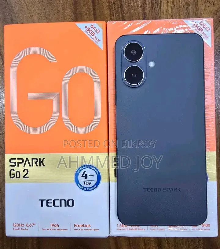 Tecno Spark Go 64 GB Black