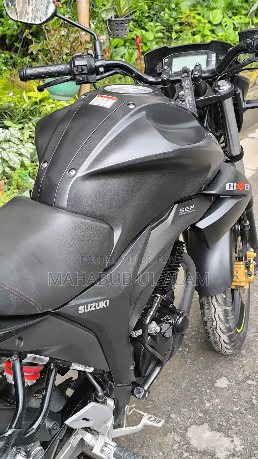 Suzuki Gixxer Monotone 2025 Black