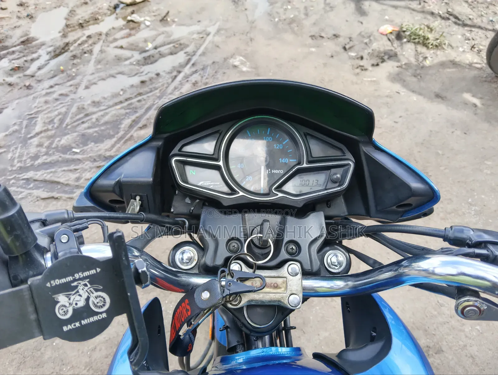 নতুন হিরো প্যাশন প্রো ২০২৫ নীল