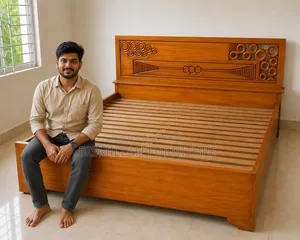 ৬/৭ ফিট কাঠের খাট মনের মত দামে