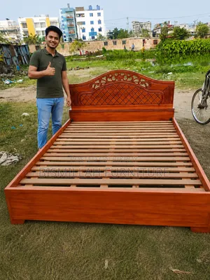 ৬/৭ ফিট কাঠের খাট মনের মত দামে