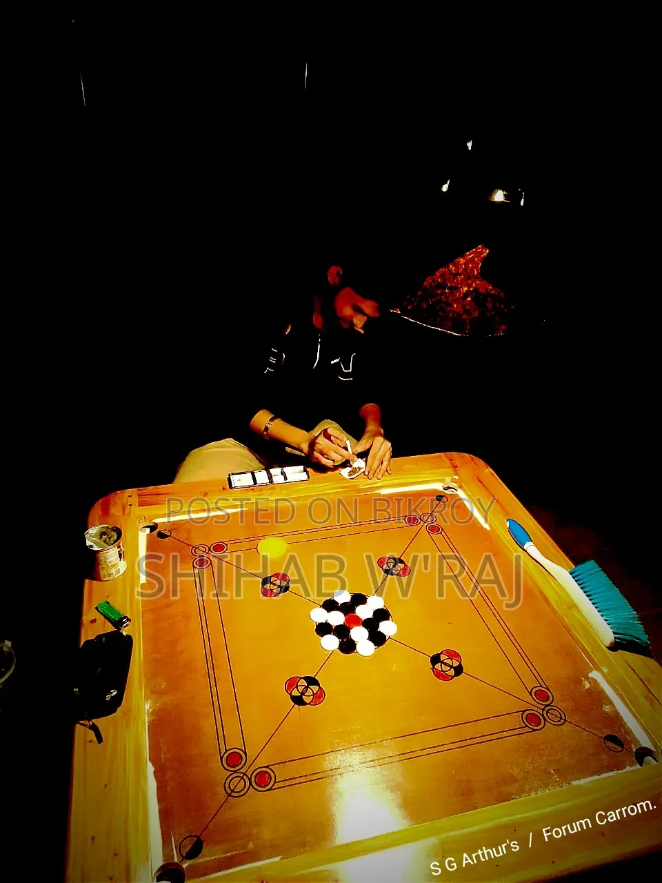 Indian Strike Size Carrom Board
