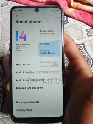 Xiaomi Redmi Note 9 Pro 64 GB White