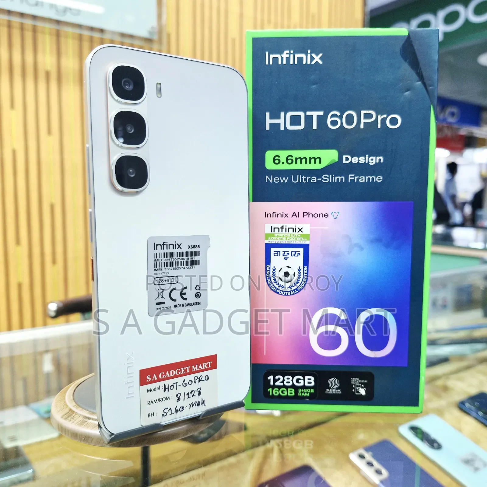 Infinix Hot 60 Pro 128 GB Silver