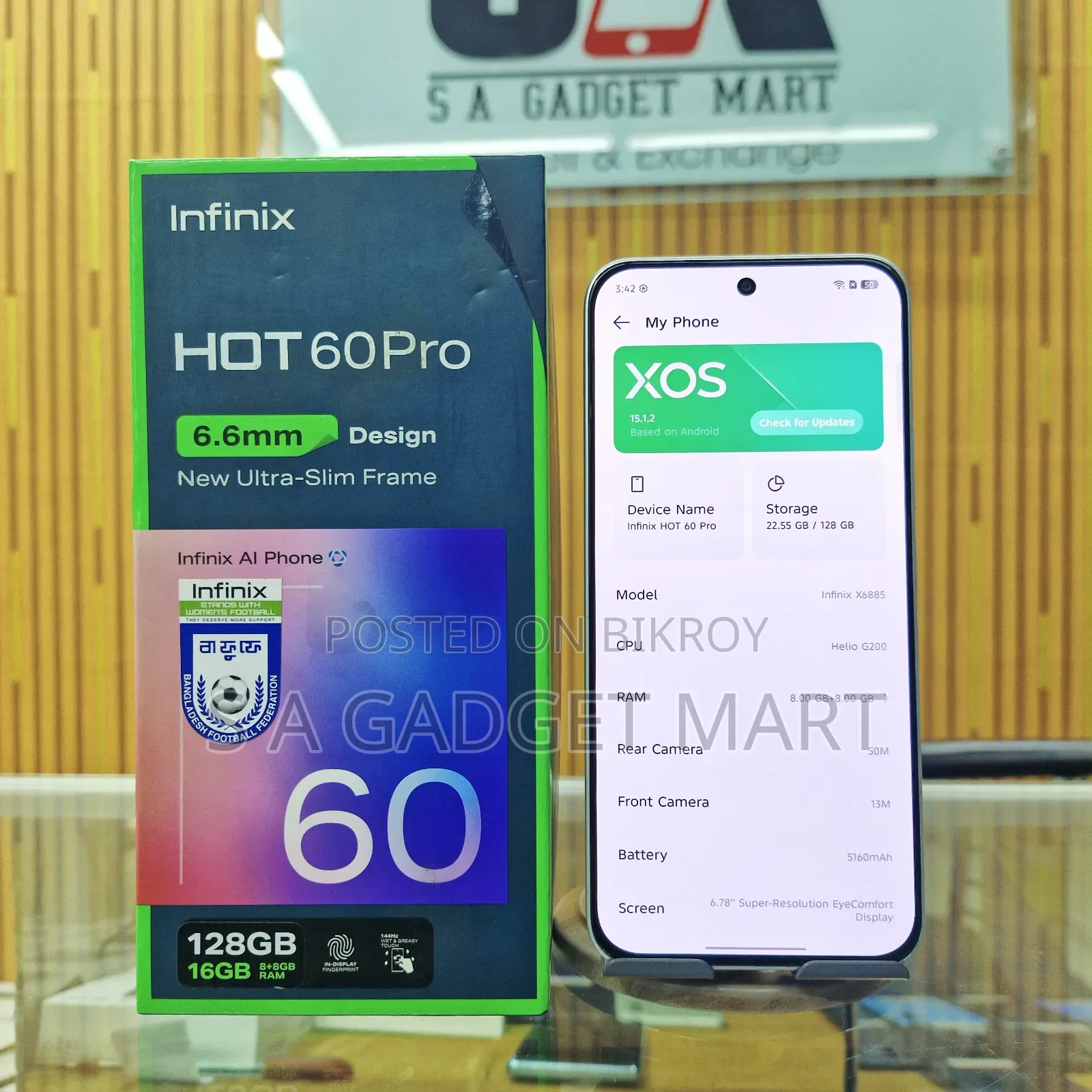 Infinix Hot 60 Pro 128 GB Silver