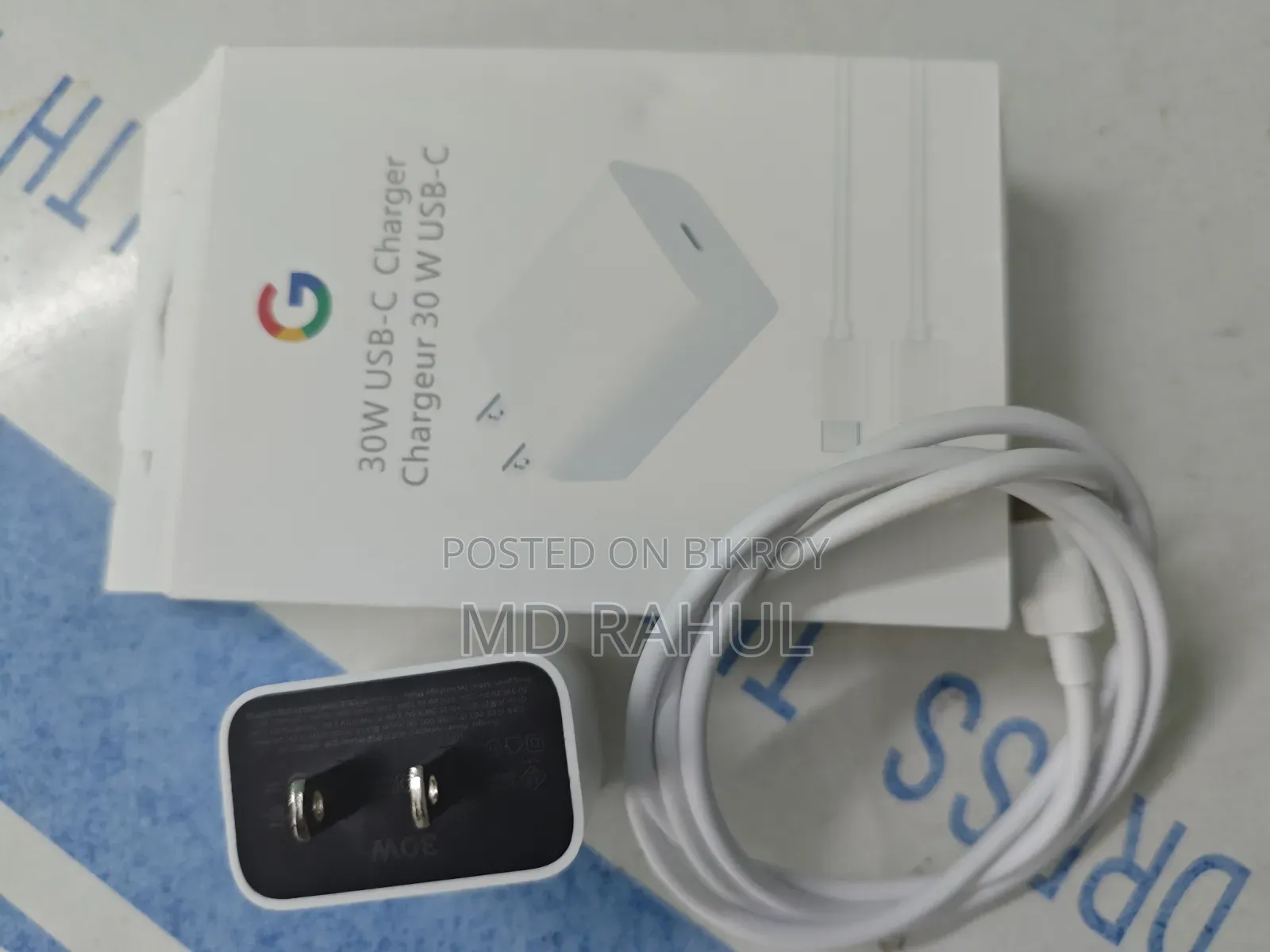অরজিনাল গুগল ৩০ডব্লিউ ফাস্ট চার্জার