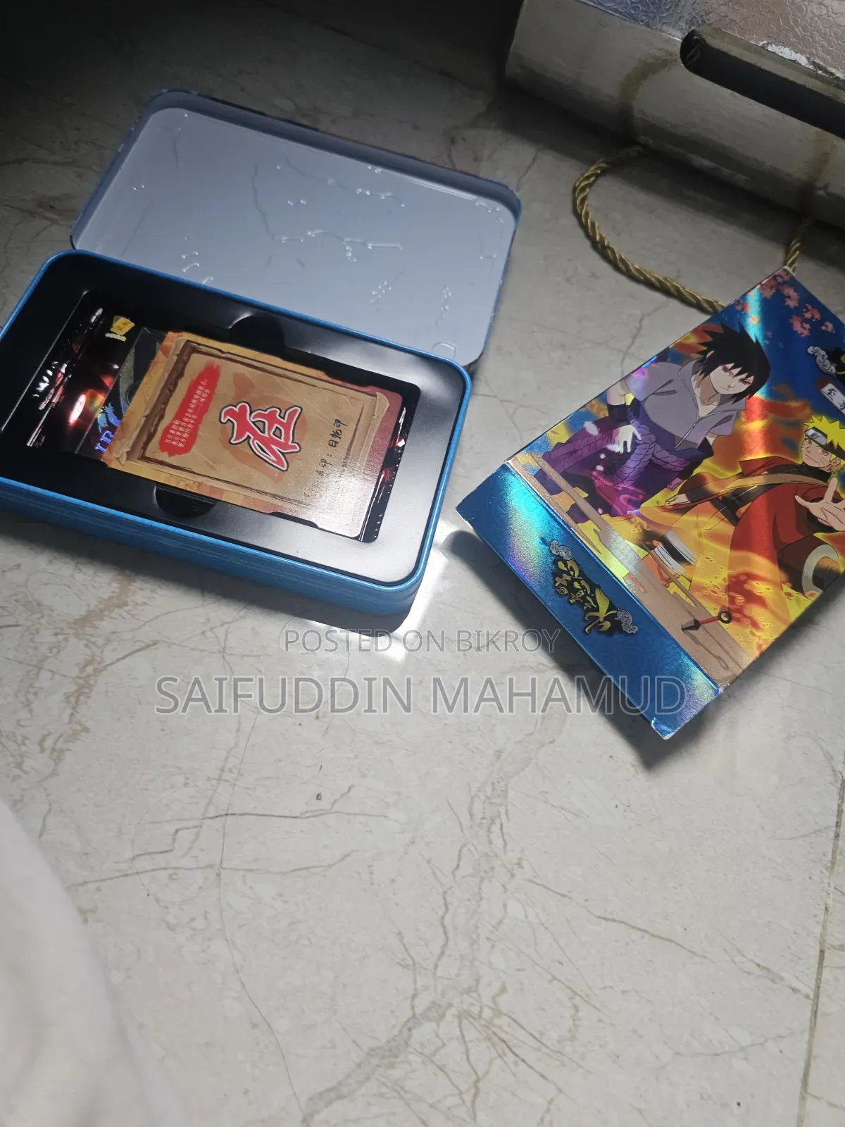 নারুটো টিন বক্স ১ পিস ৫৫০ টাকা ফুল বক্স মূল্য ১৬৫০ টাকা