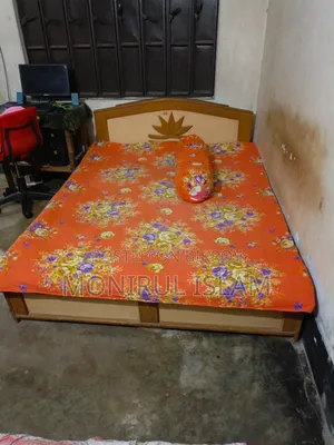Double bed ship wood