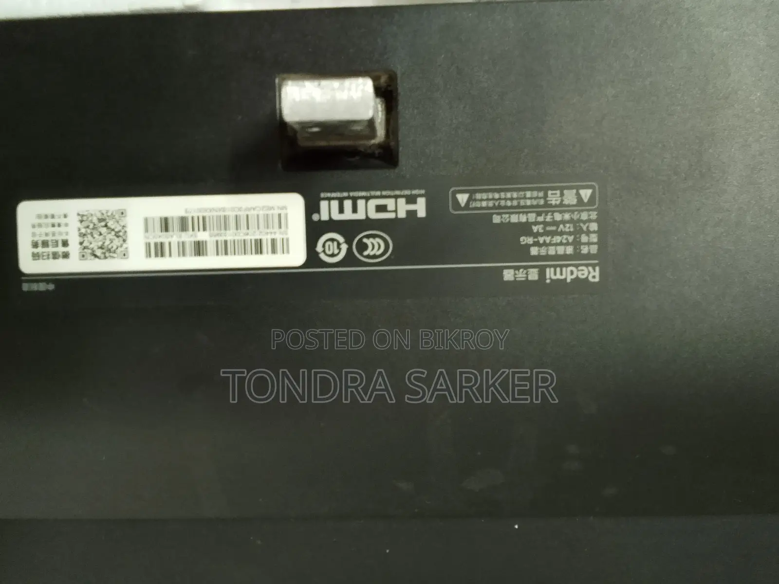 24" Redmi Mi Monitor (Damaged Display Panel)