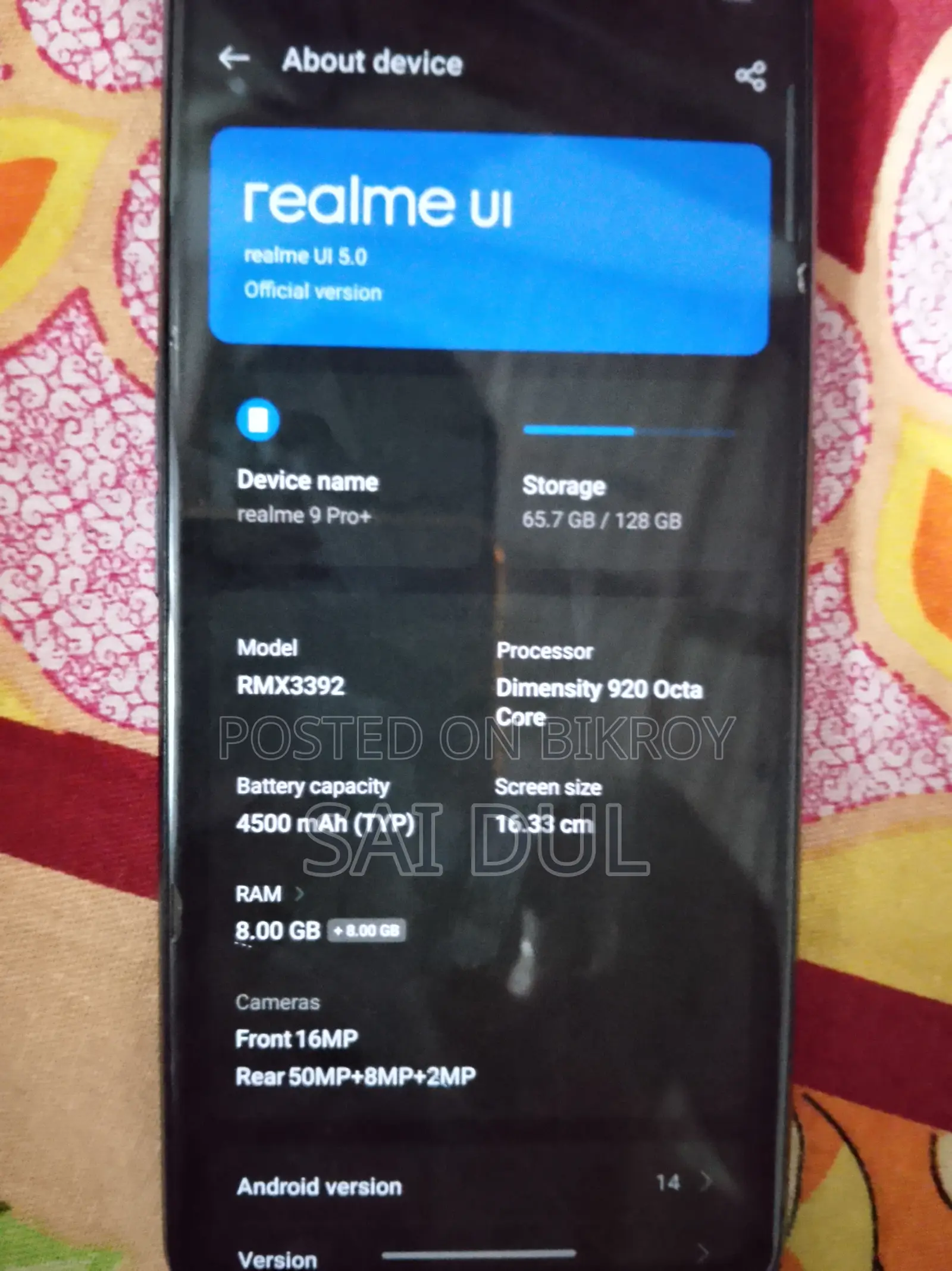Realme 9 Pro+ 128 GB Green