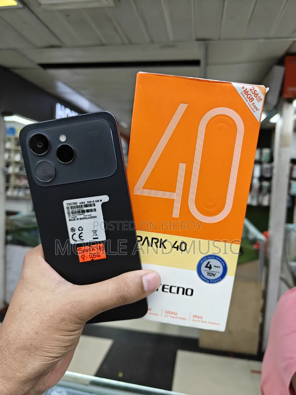 Tecno Spark 40 256 GB Gray