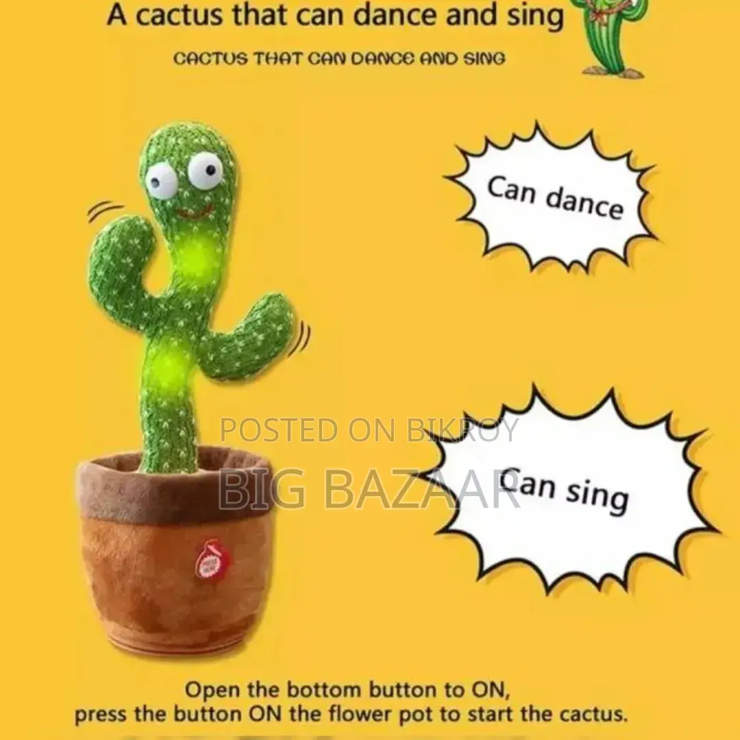 Dancing Cactus Toy