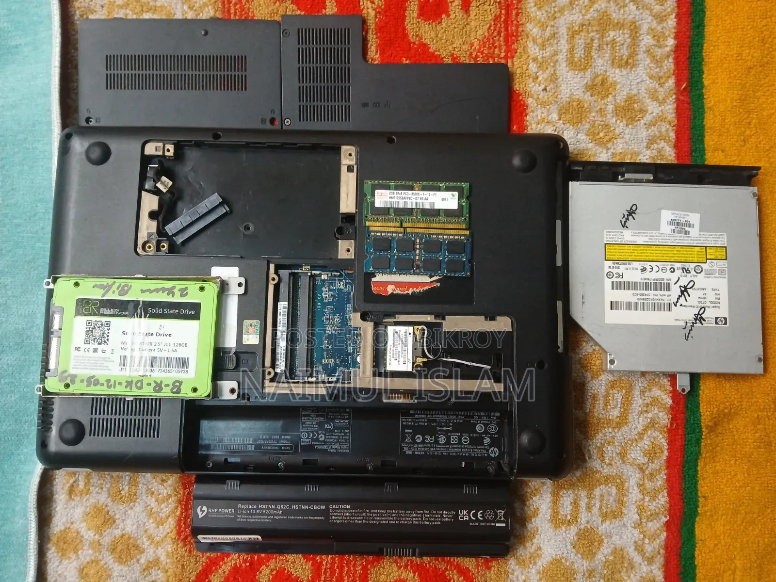 Laptop HP Compaq Presario CQ42 4GB Intel Core I5 SSD 128GB