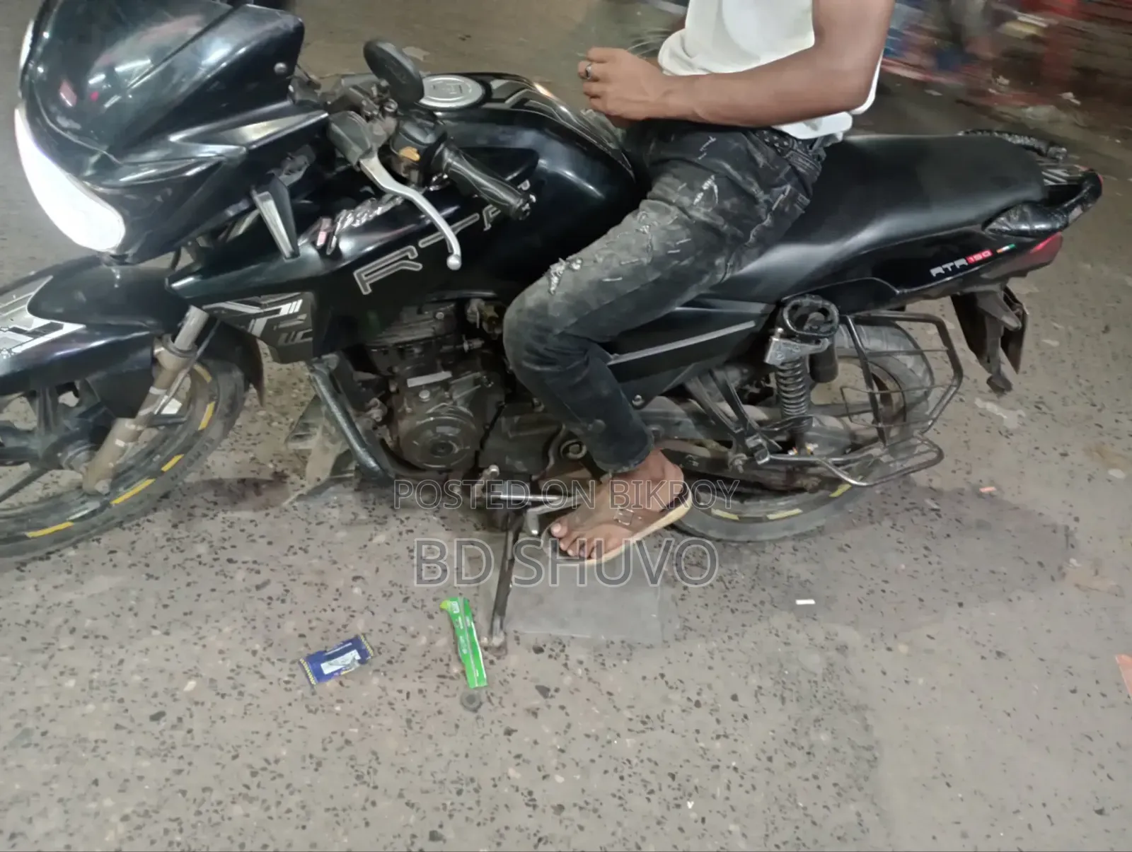 TVS Apache RTR 160 2V 2017 Black