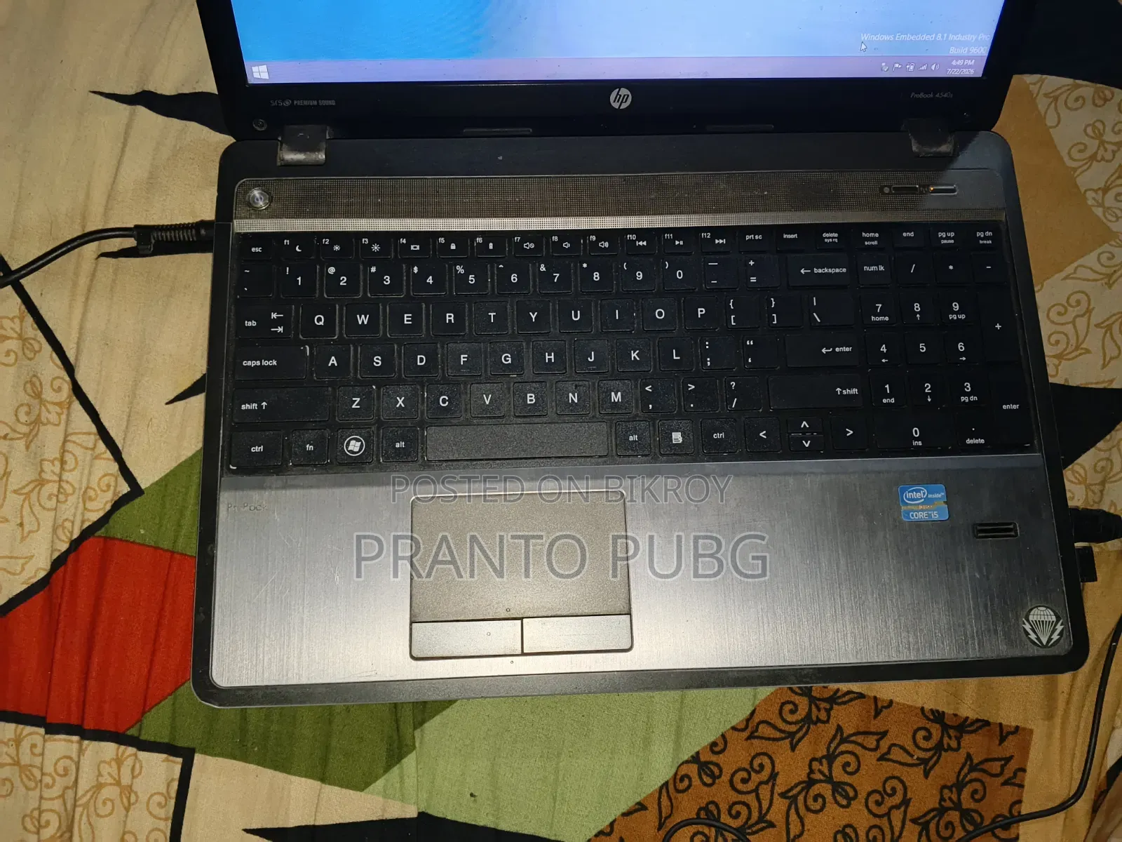 Laptop HP ProBook 4540S 4GB Intel Core i5 HDD+SSD 500GB