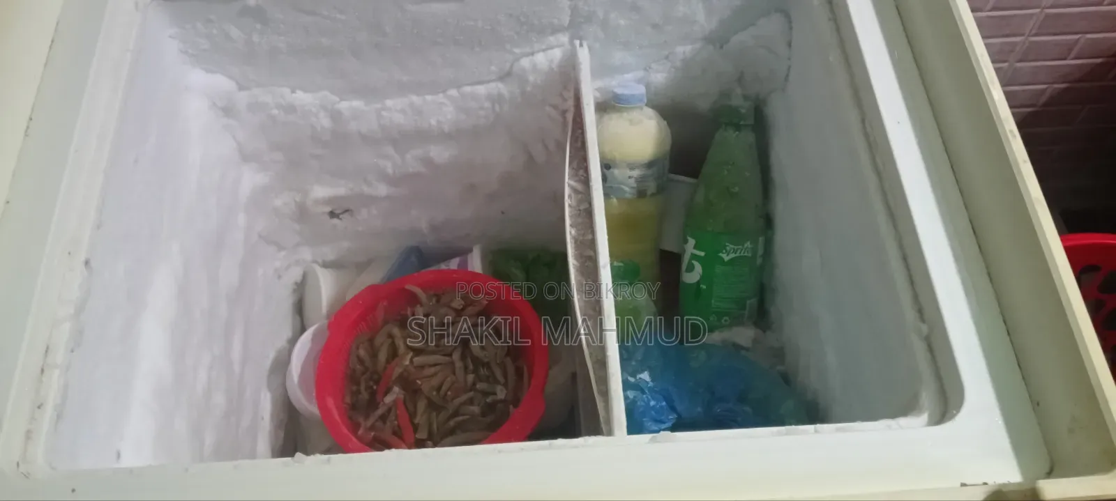 Deep freezer will be sold urgently.