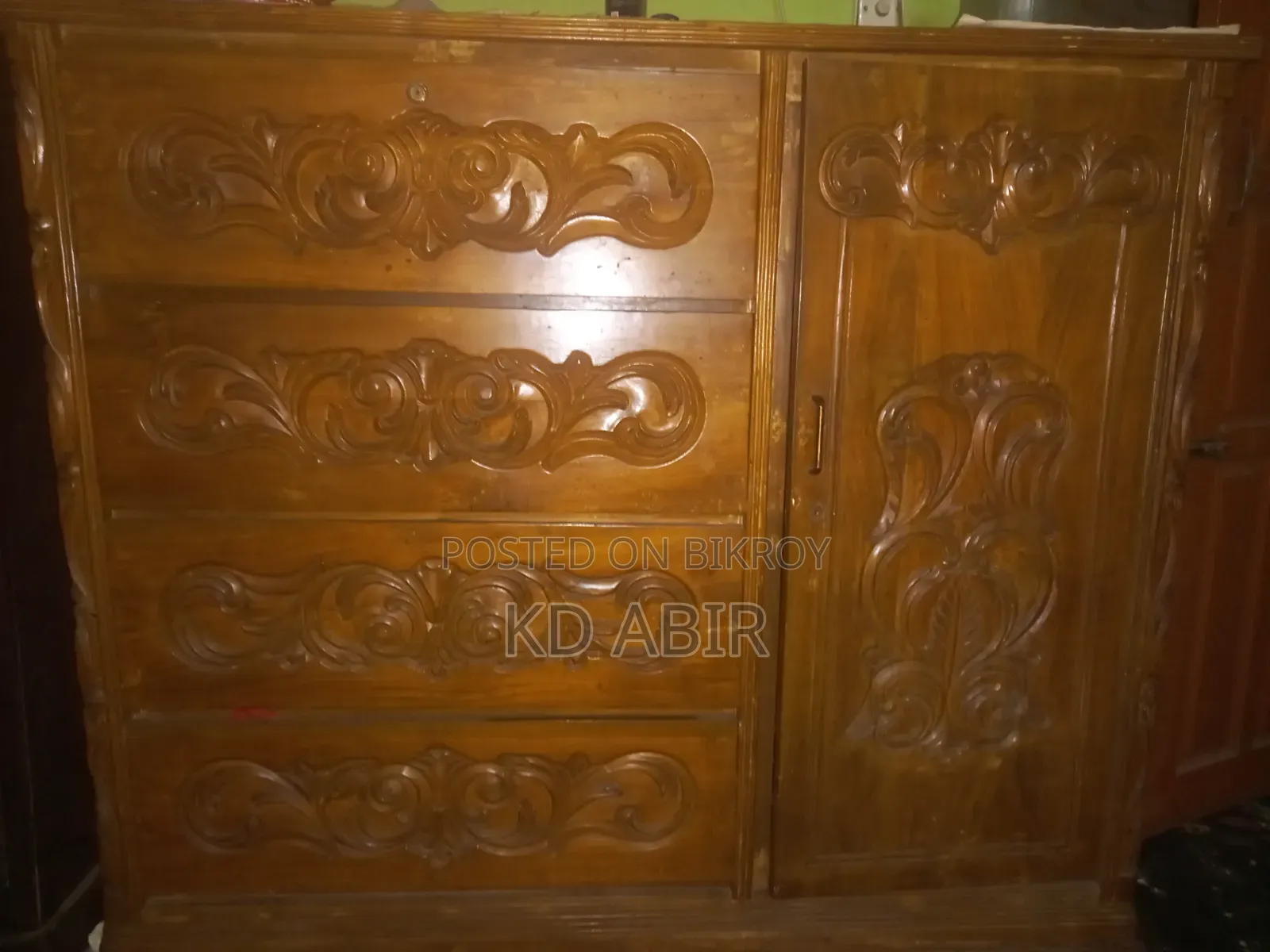 Teak Wood Wardrobe for Sale