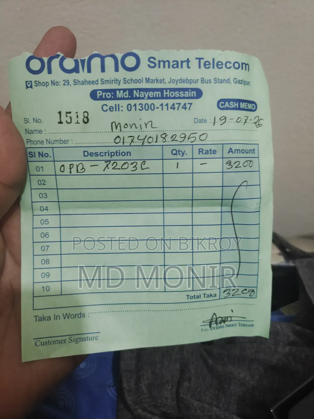 Oraimo Power Nova L21