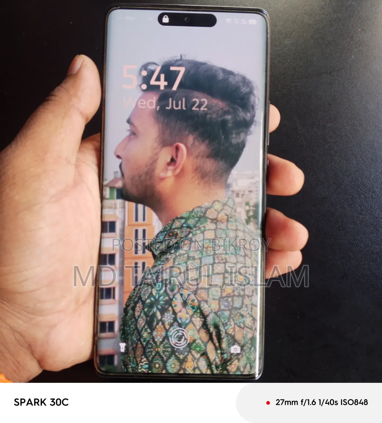 Tecno Camon 30S 256 GB Black