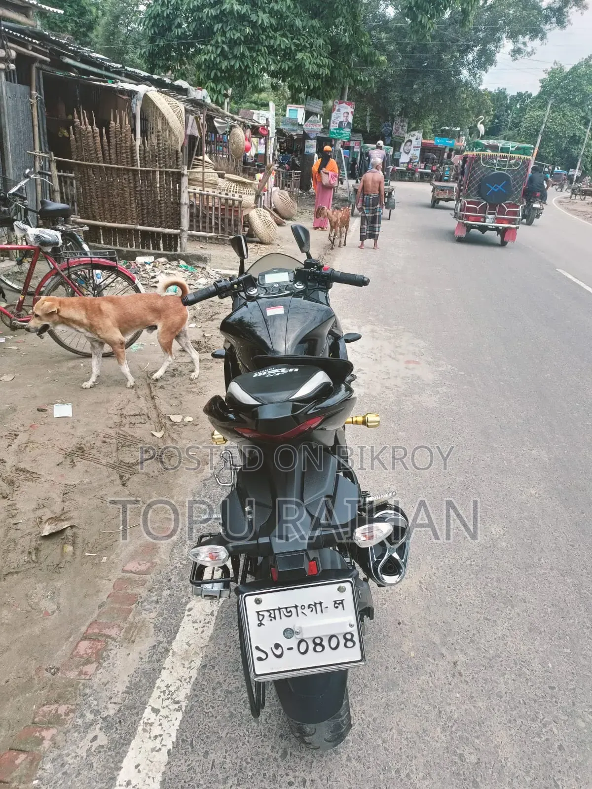 নতুন সুজুকি জিক্সার এফআই এবিএস ২০২৩ ব্ল্যাক