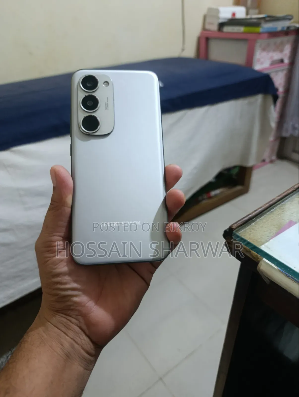 টেকনো স্পার্ক ৪০ প্রো ২৫৬ জিবি সিলভার