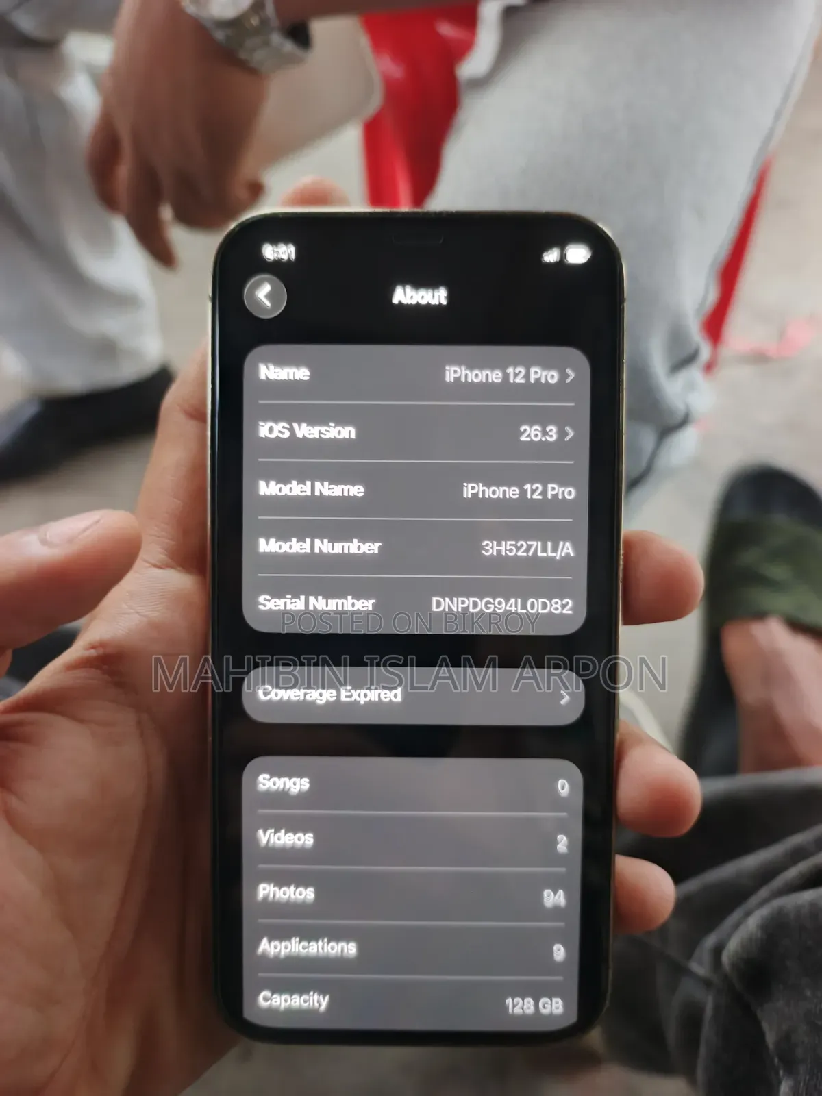 অ্যাপল আইফোন ১২ প্রো ১২৮ জিবি রোজ গোল্ড