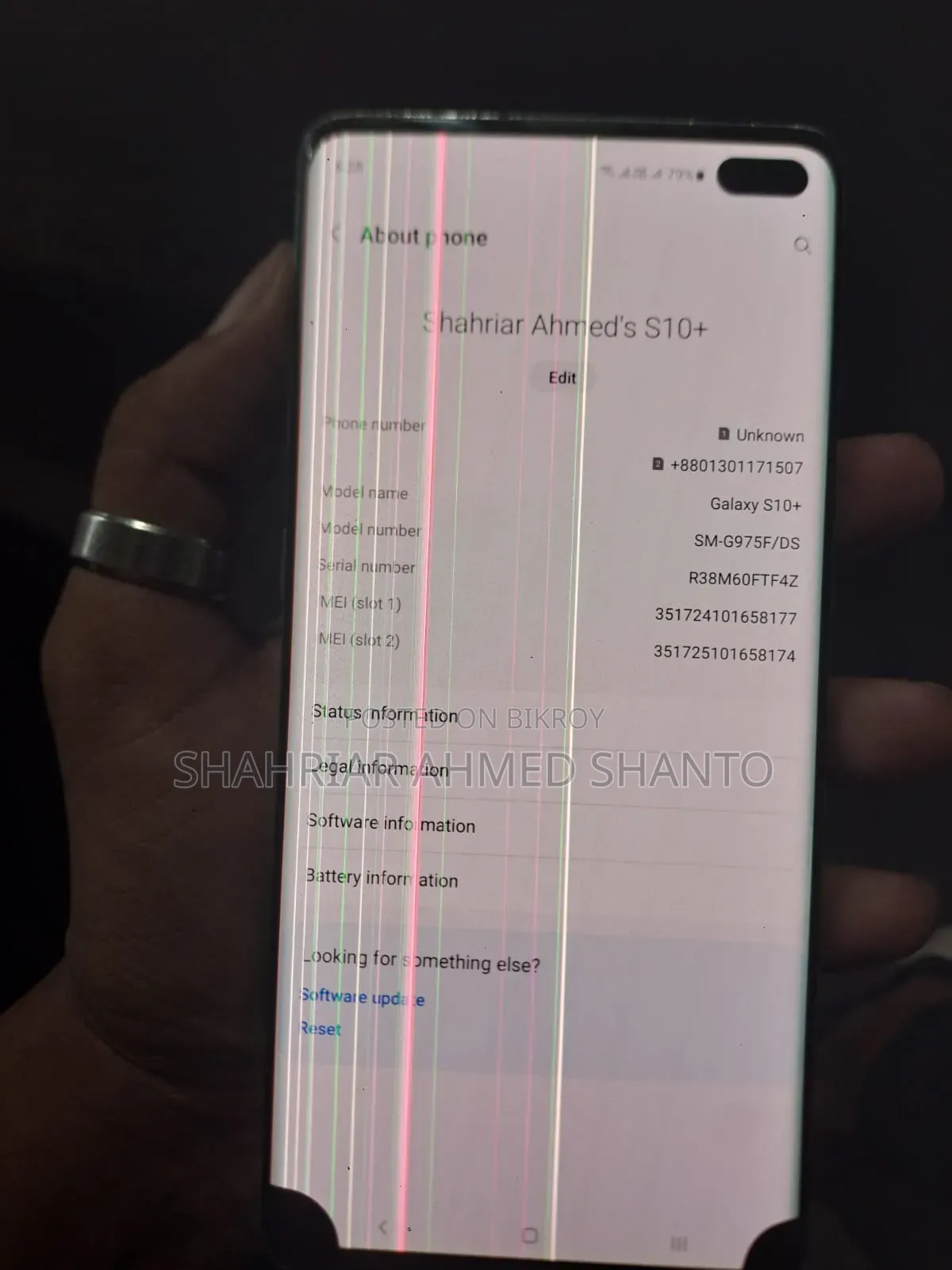 Samsung Galaxy S10 Plus 128 GB White