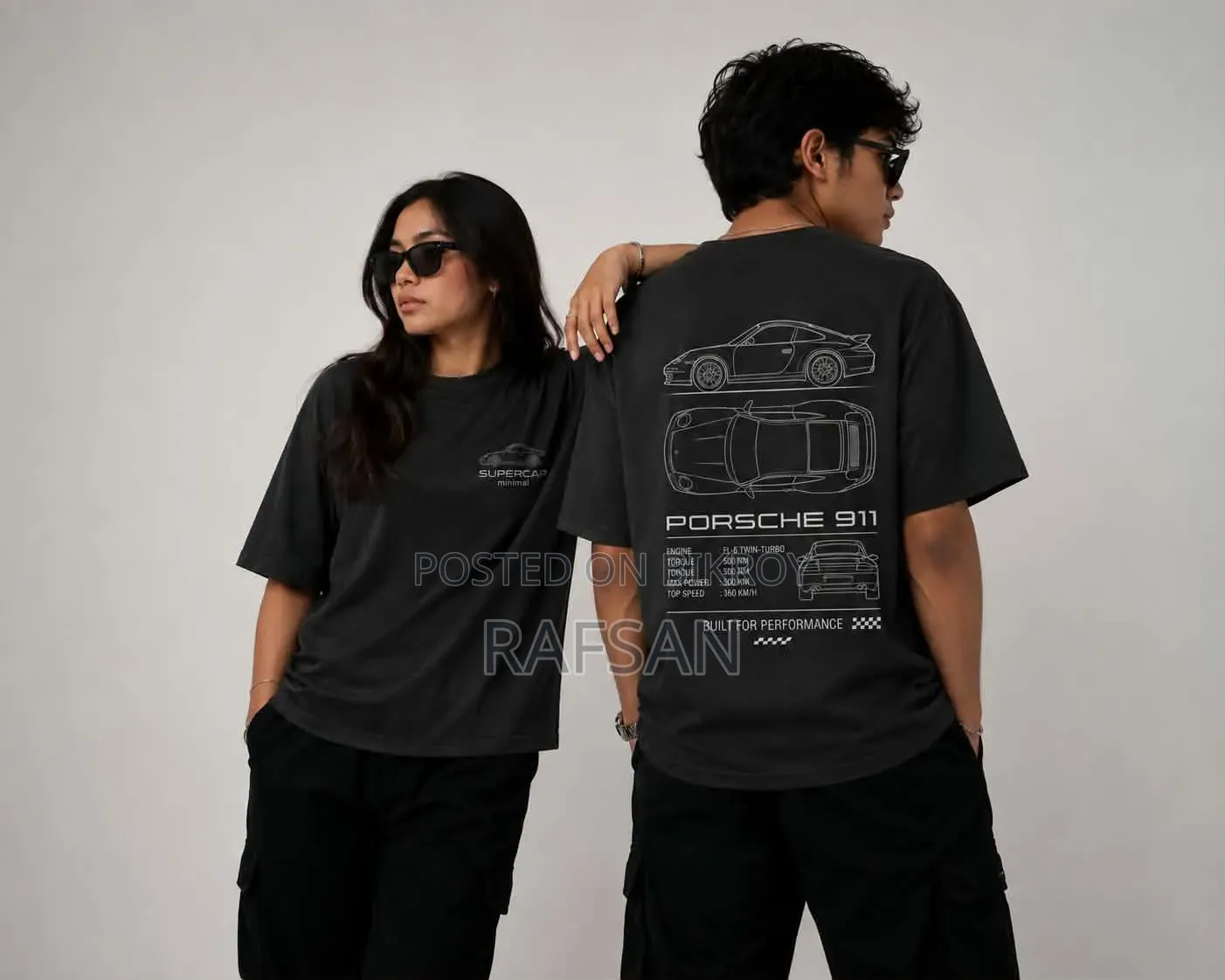 Unisex Drop Shoulder