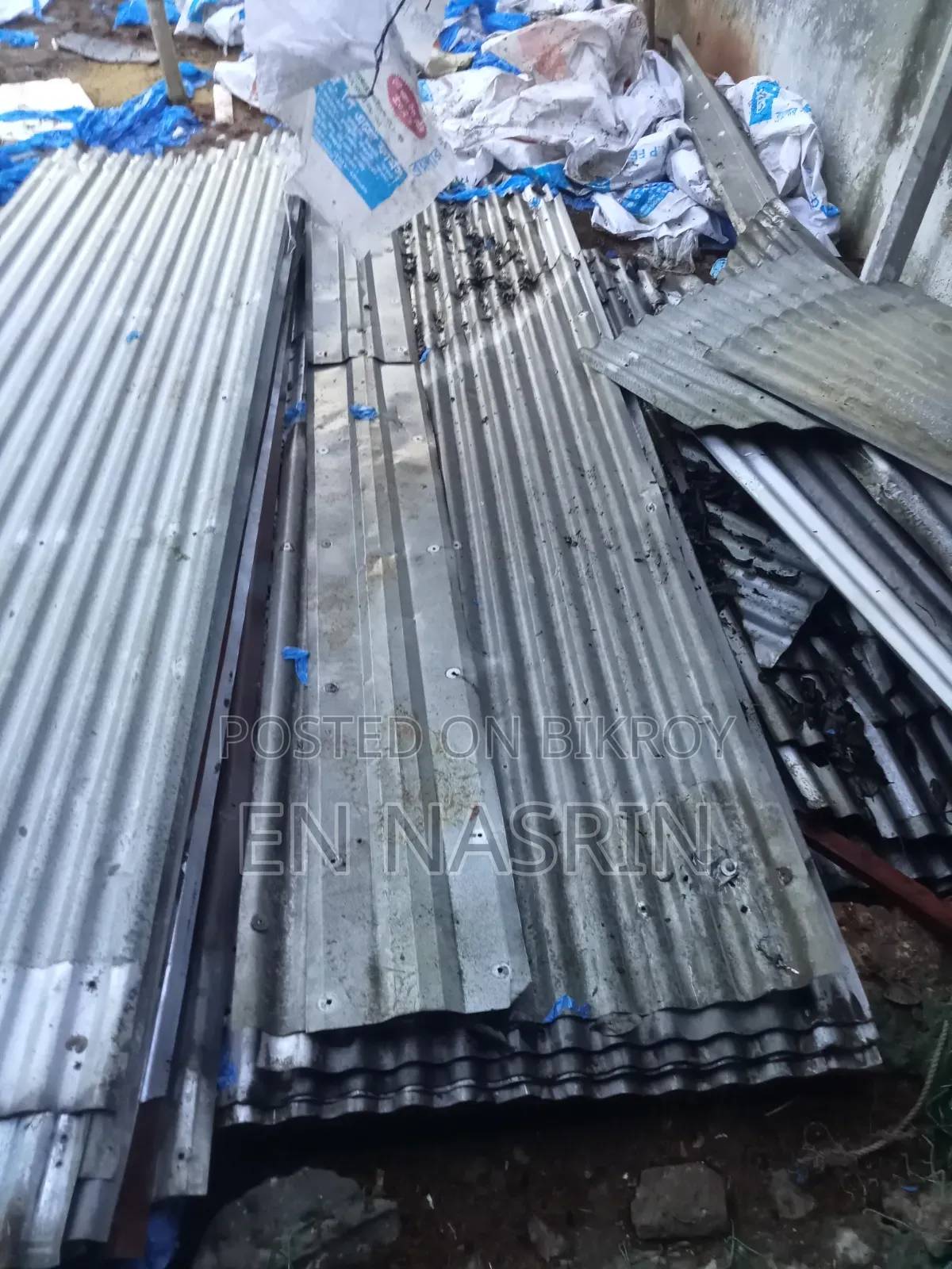 Sale of Farm Tin Sheets and Cement Poles
