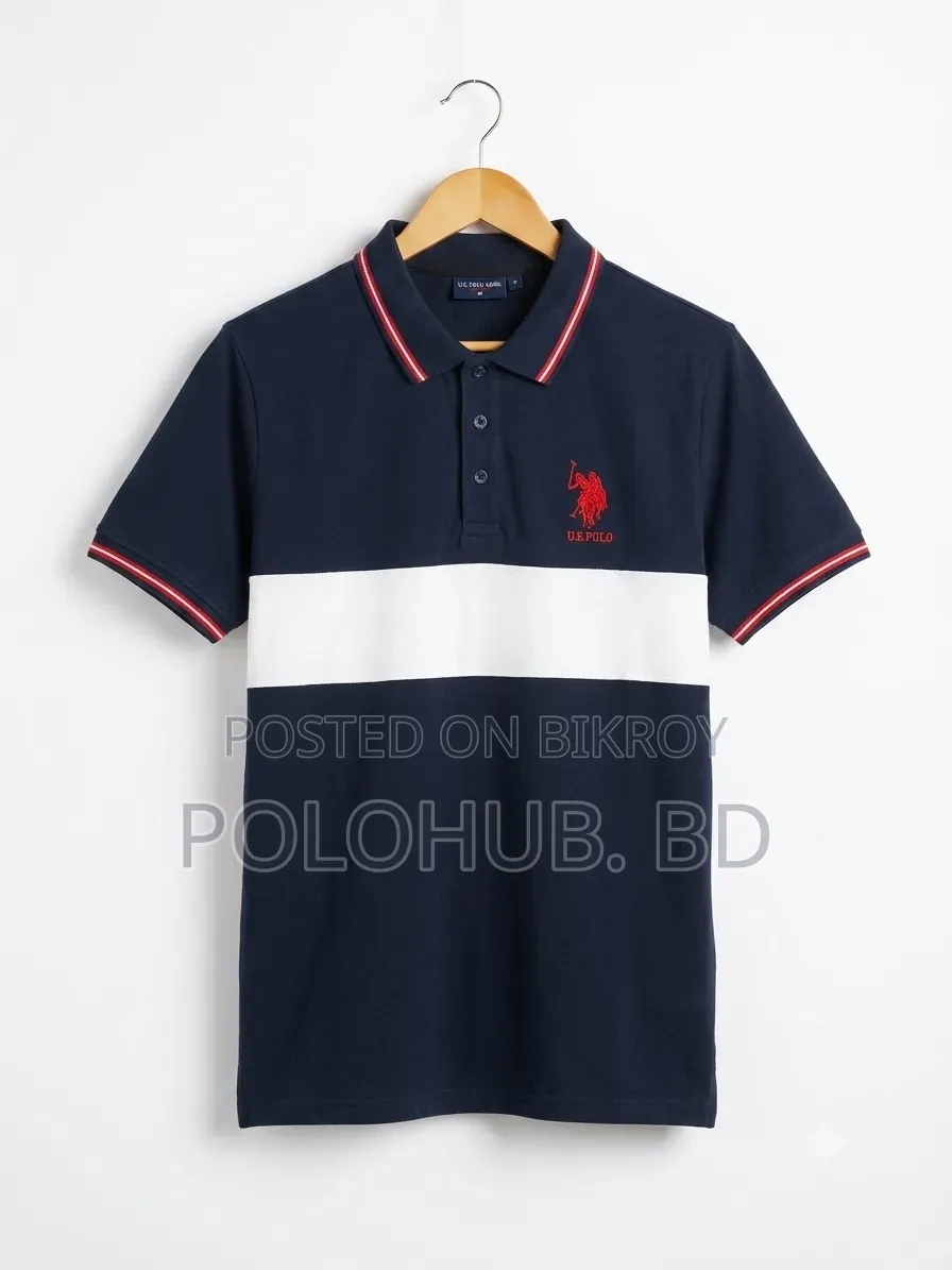 Premium Polo T-Shirt Stylish Color Block Design