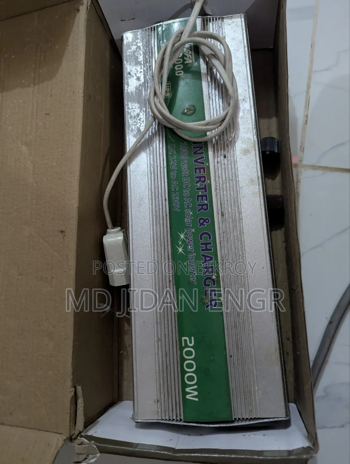 2000W Inverter Charger UPS (12V to 220V) | Used | Good Condition