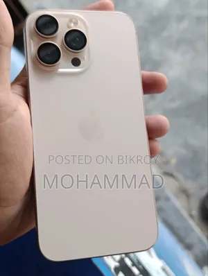 নতুন অ্যাপল আইফোন ১৬ প্রো ম্যাক্স ২৫৬ জিবি