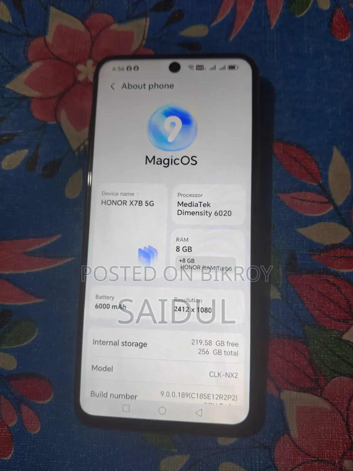 Honor X7b 5G 256 GB Green