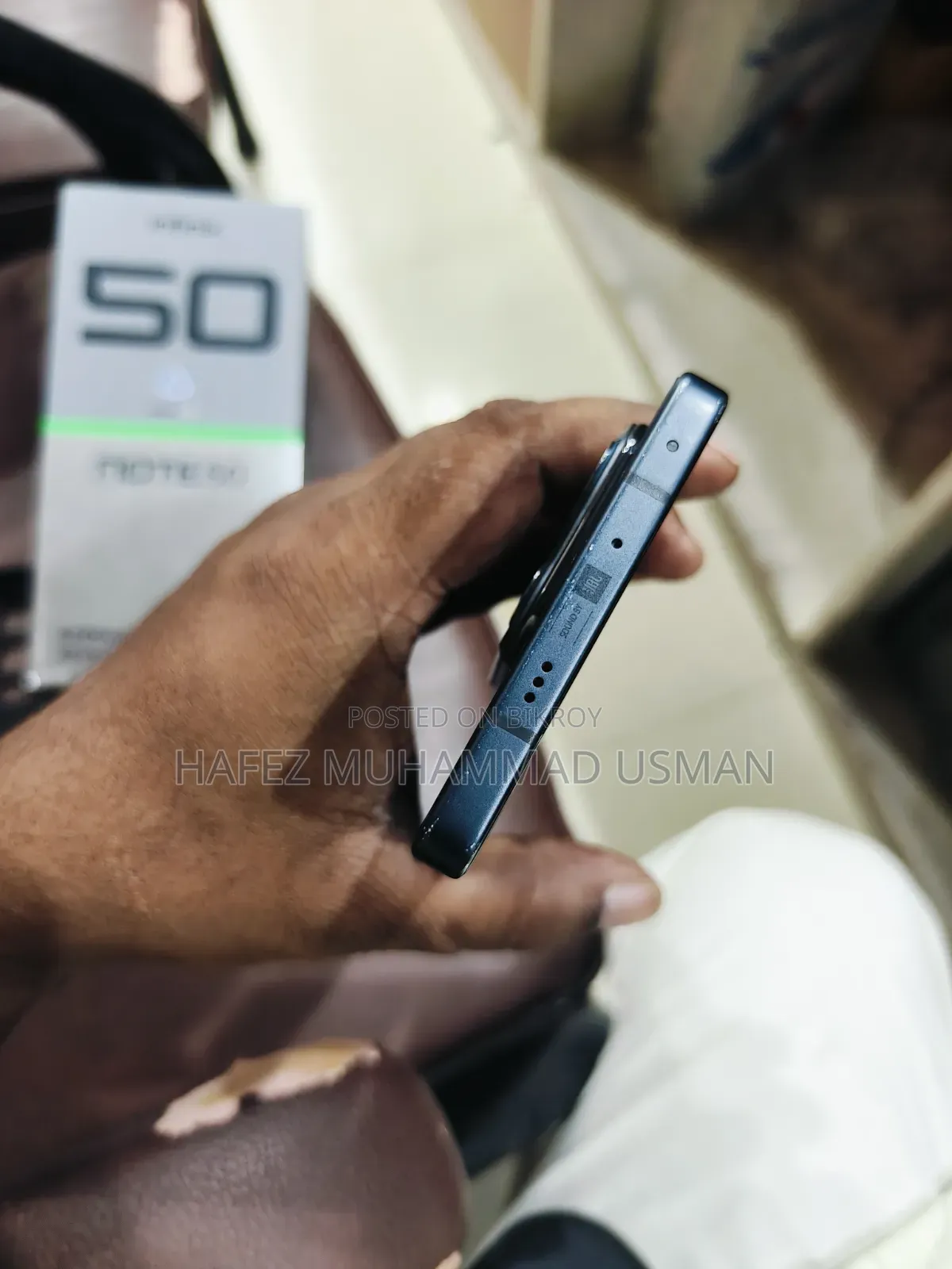ইনফিনিক্স নোট ৫০ ৪জি ২৫৬ জিবি ব্ল্যাক