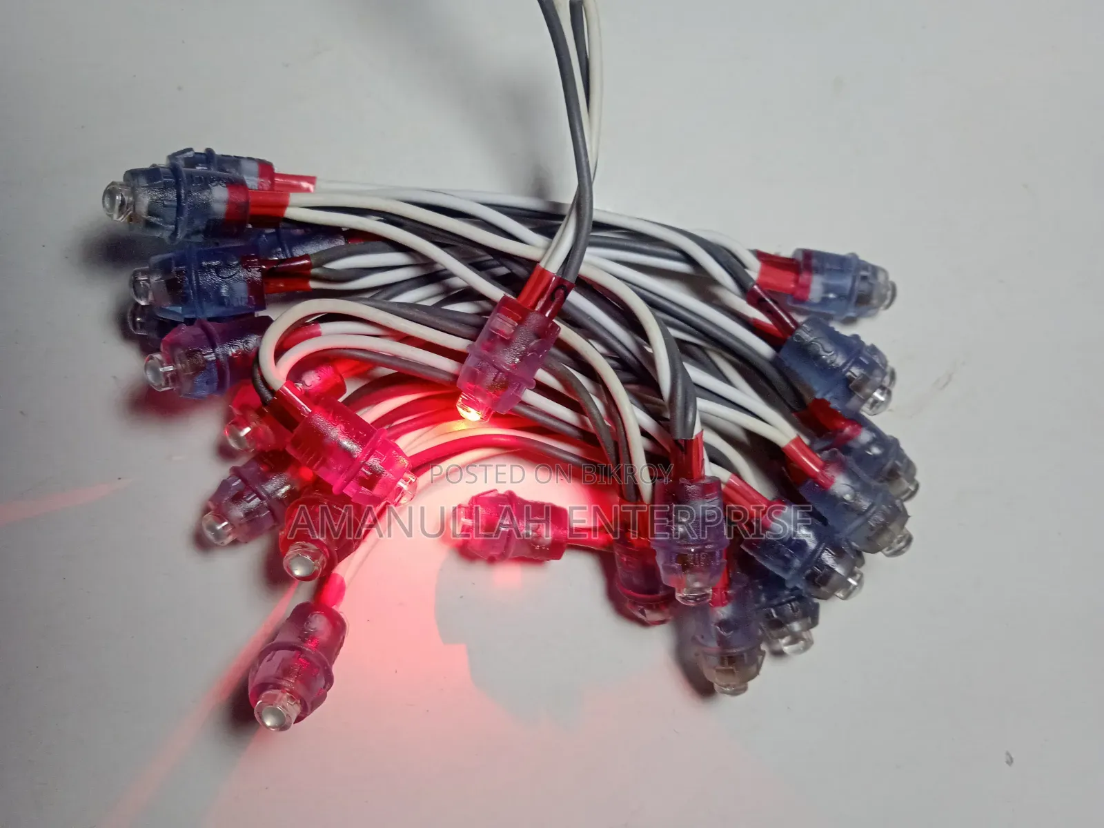 Buy 3v-5v Single Color Red LED Light String | High Brightness (5 Pcs)